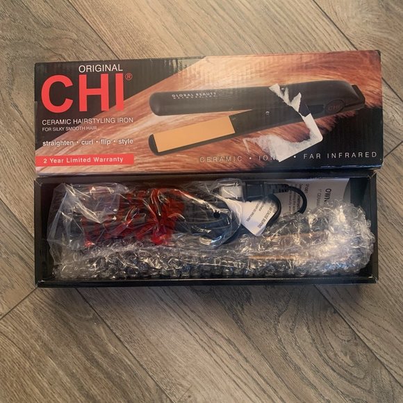 NWT CHI ORIGINAL CERAMIC HAIRSTYLING STRAIGHTENER IRON 1" - Picture 4 of 5